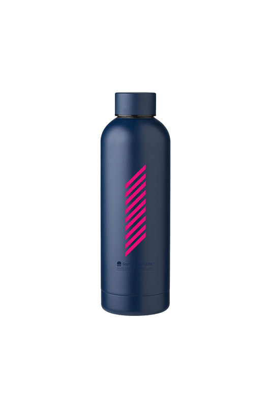 Split Fiction - Water Bottle Navy Blue - Official Hazelight Gear Store