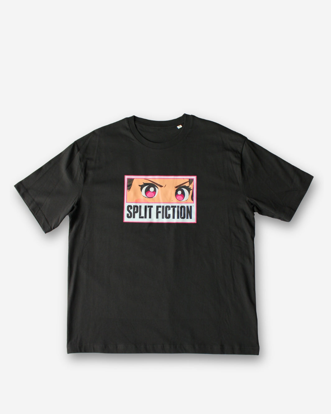 Split Fiction Chibi Mio Eyes T-shirt (Black)