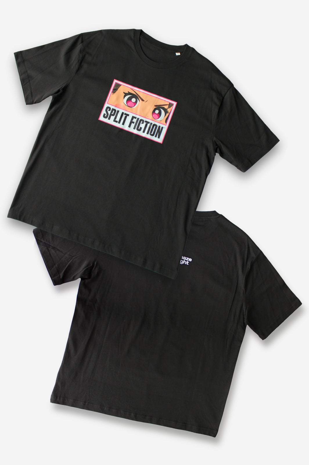 Split Fiction Chibi Mio Eyes T-shirt (Black)