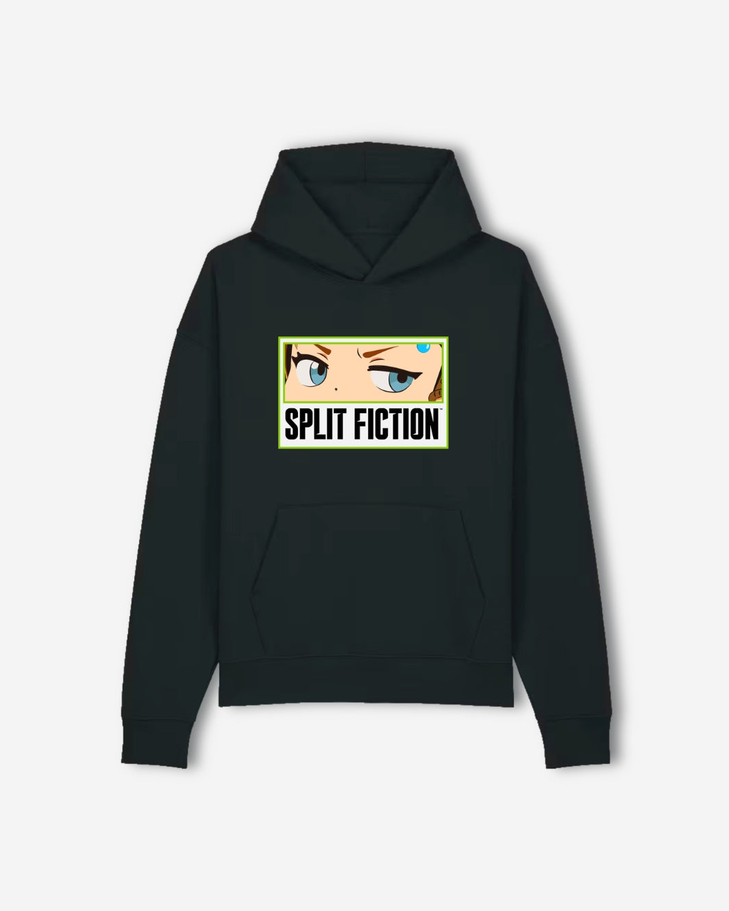 Split Fiction Chibi Zoe Eyes Hoodie (Black)