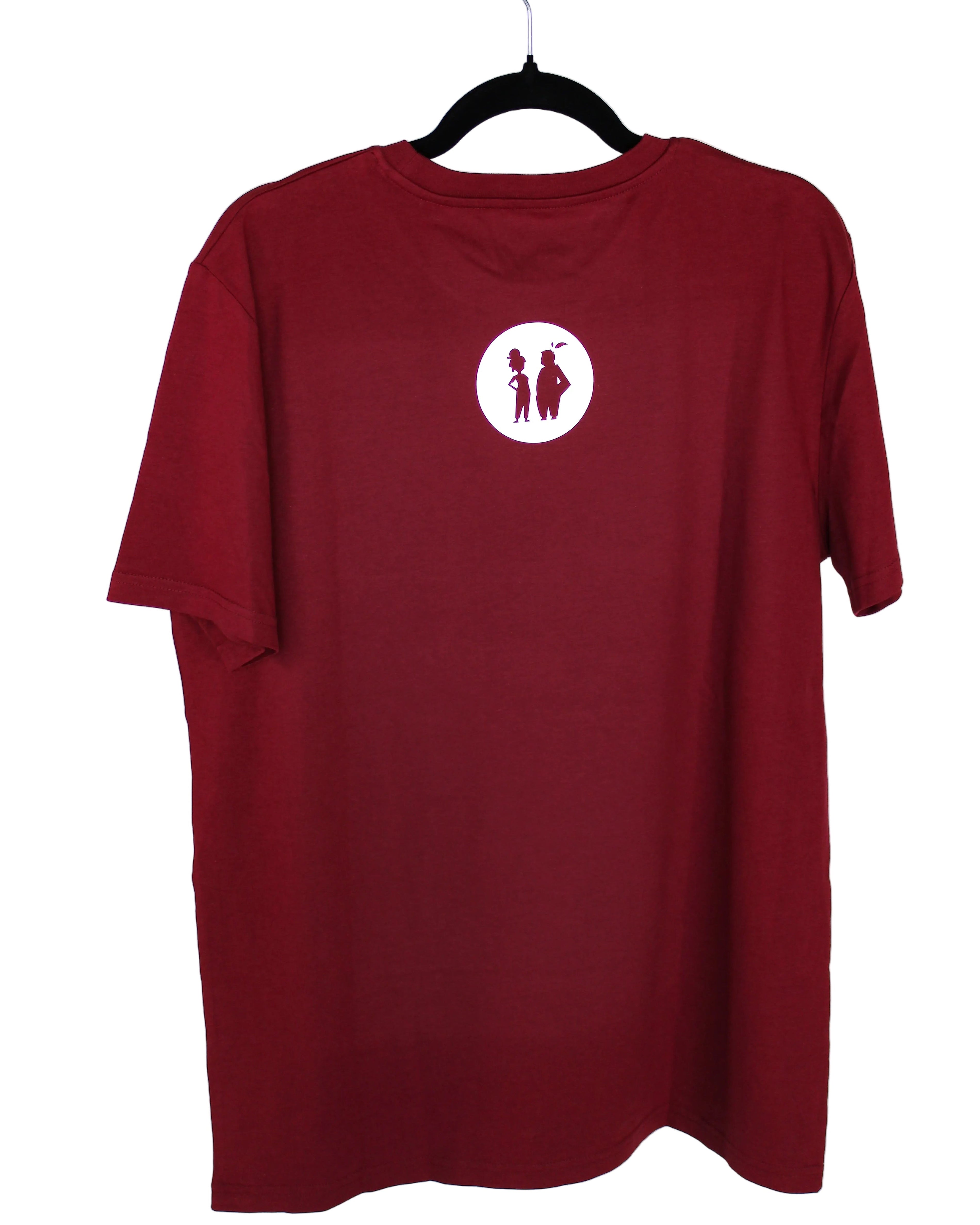 It Takes Two⎟Cody & May⎟T-shirt (Burgundy Red) - Official Hazelight Gear Store