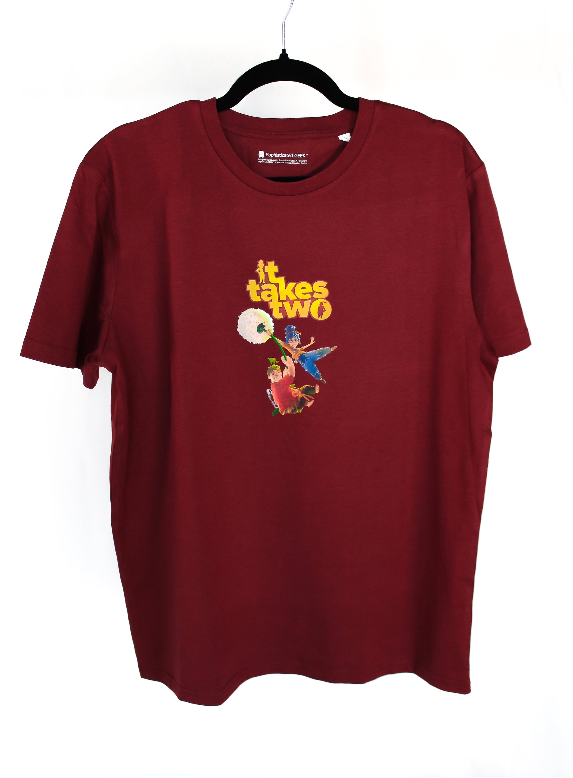 It Takes Two⎟Cody & May⎟T-shirt (Burgundy Red) - Official Hazelight Gear Store