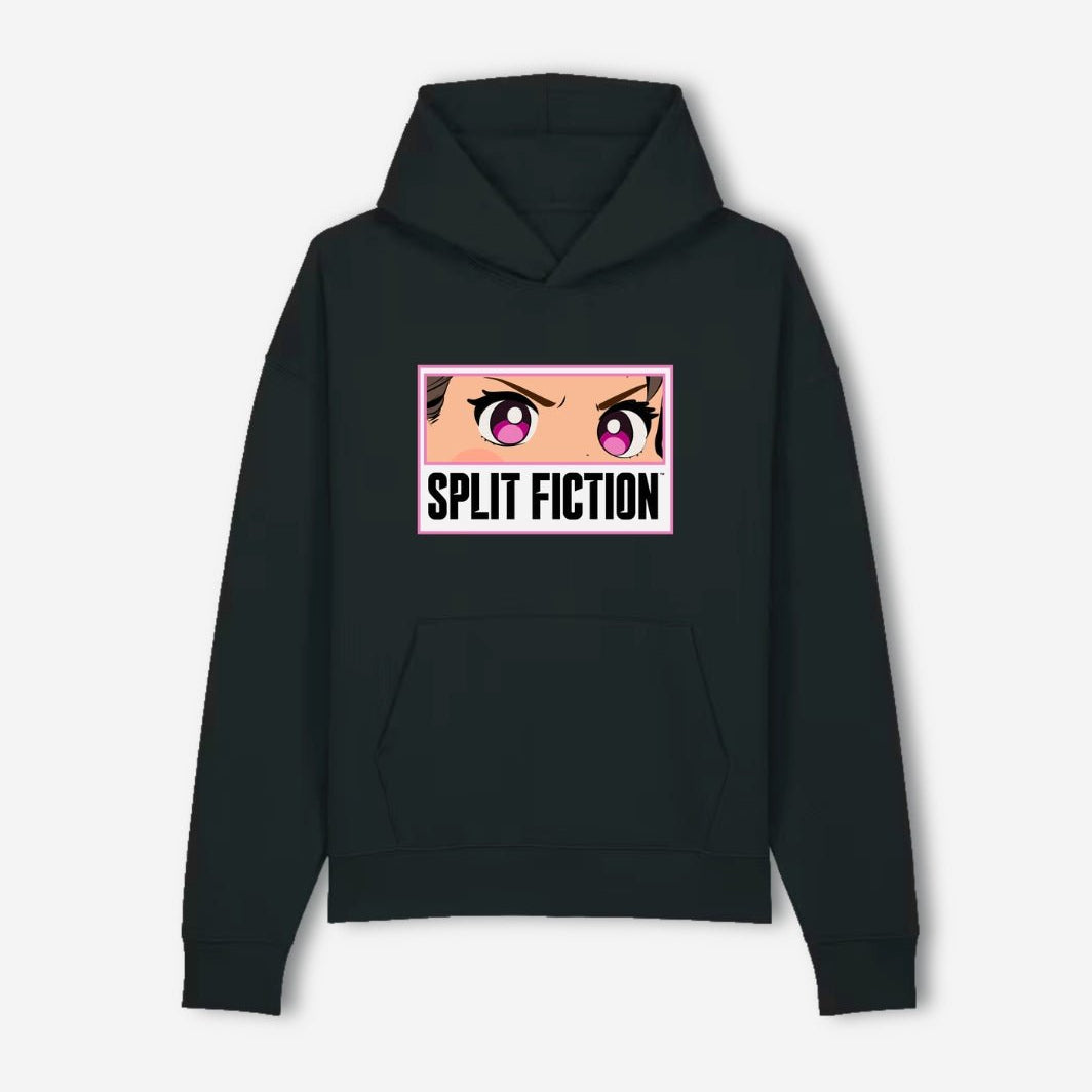 Split Fiction Chibi Mio Eyes Hoodie (Black) - Official Hazelight Gear Store