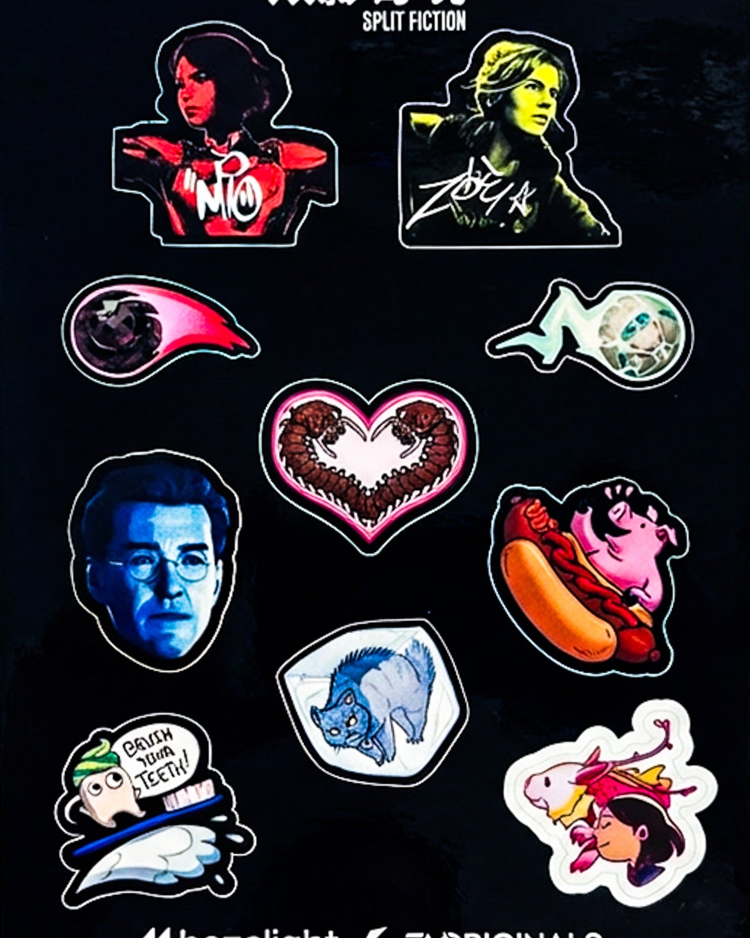 Split Fiction: Huà Sticket Sheet - Official Hazelight Gear Store