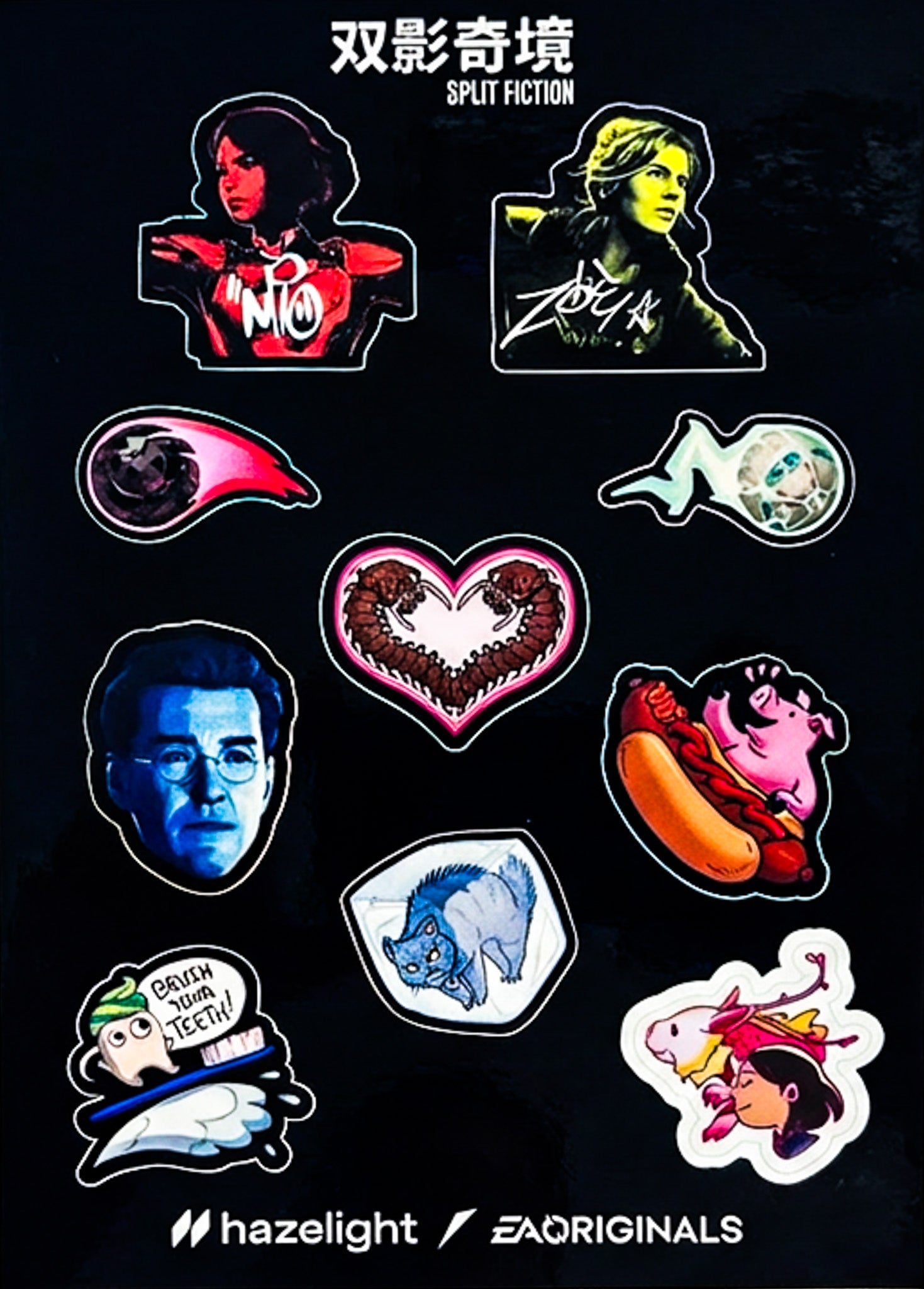 Split Fiction: Huà Sticket Sheet - Official Hazelight Gear Store