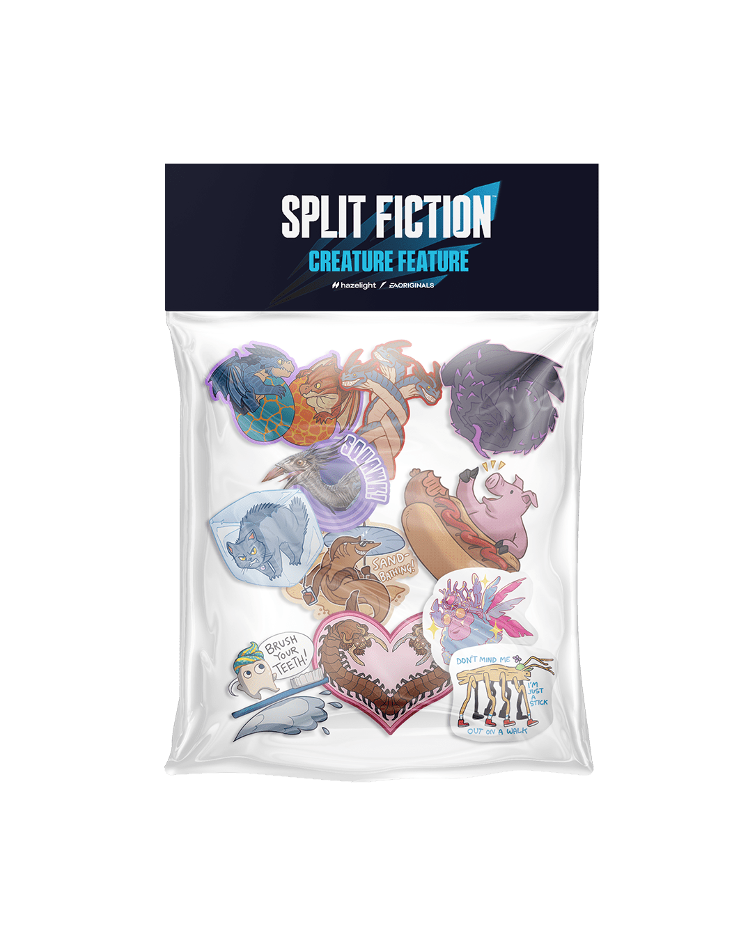 Split Fiction - Sticker Pack - Creature Feature - Official Hazelight Gear Store