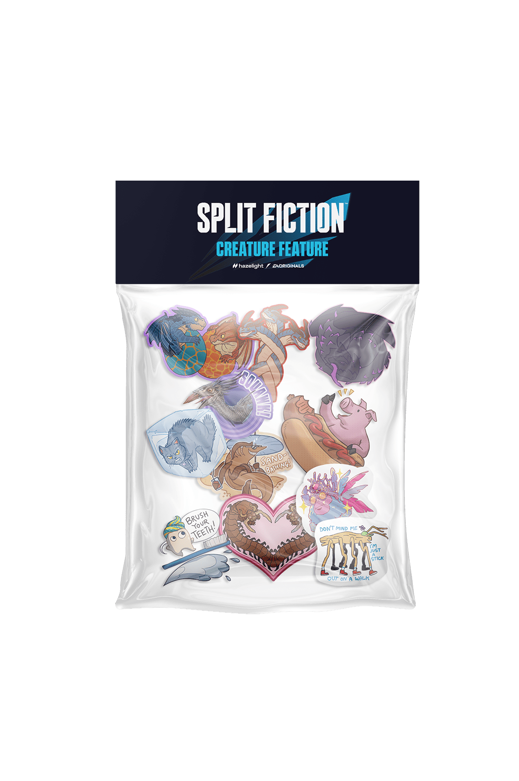 Split Fiction - Sticker Pack - Creature Feature - Official Hazelight Gear Store