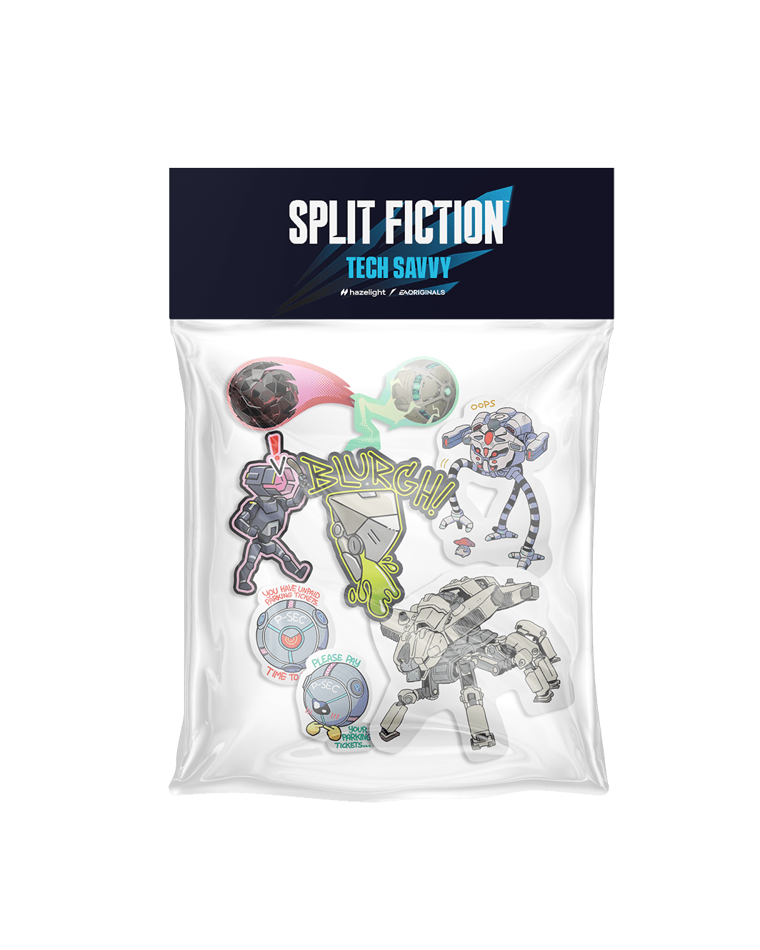 Split Fiction - Sticker Pack - Tech Savvy - Official Hazelight Gear Store