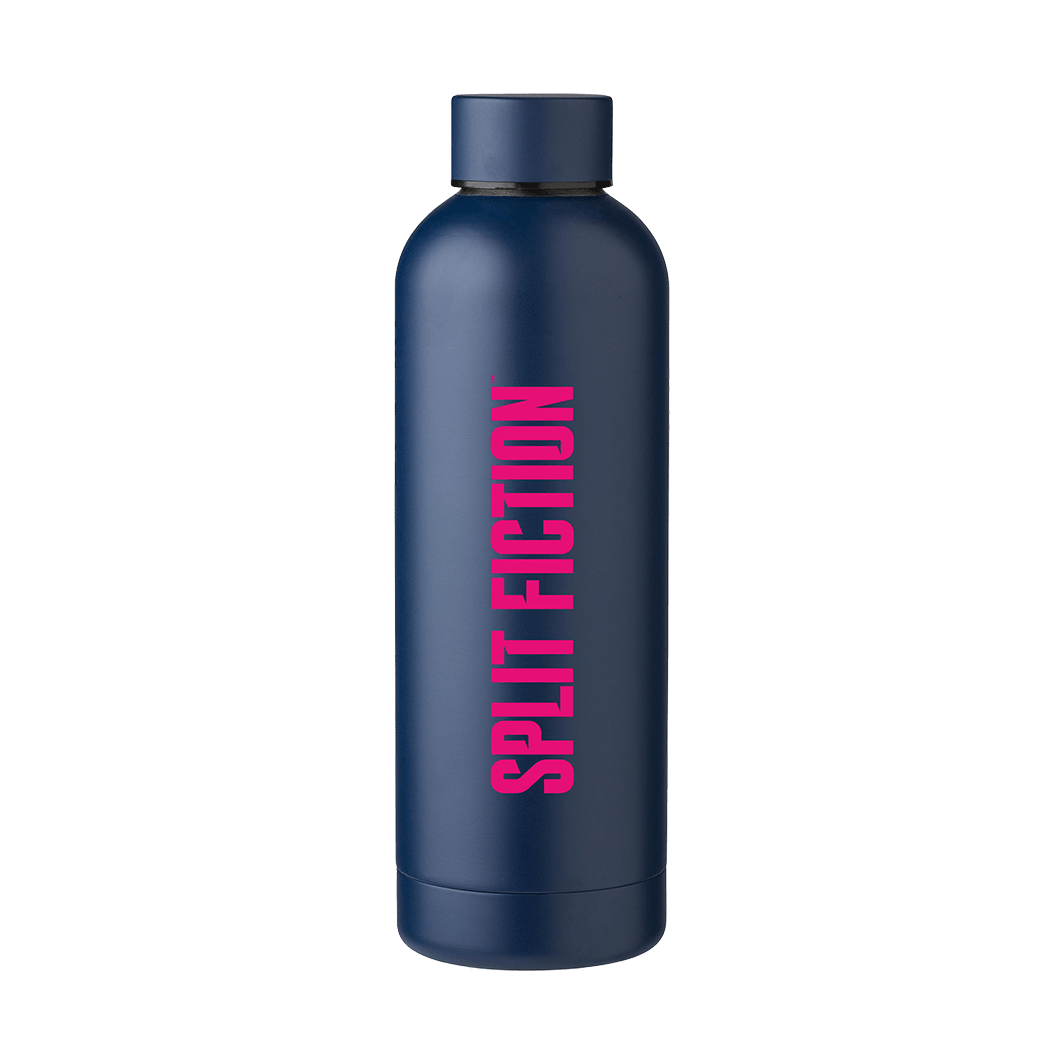 Split Fiction - Water Bottle Navy Blue - Official Hazelight Gear Store