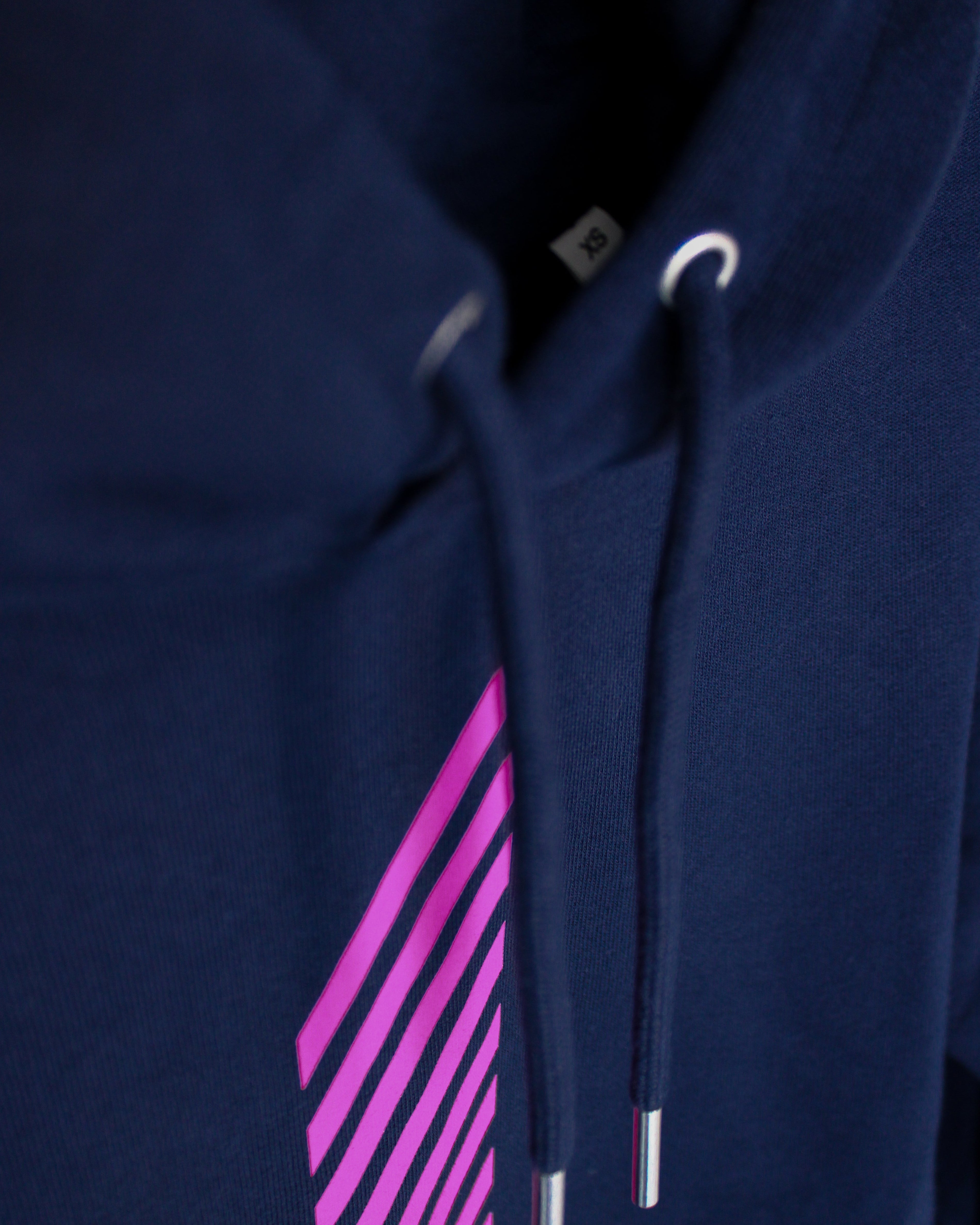 Split Fiction⎟Striped Hoodie (Navy Blue) - Official Hazelight Gear Store